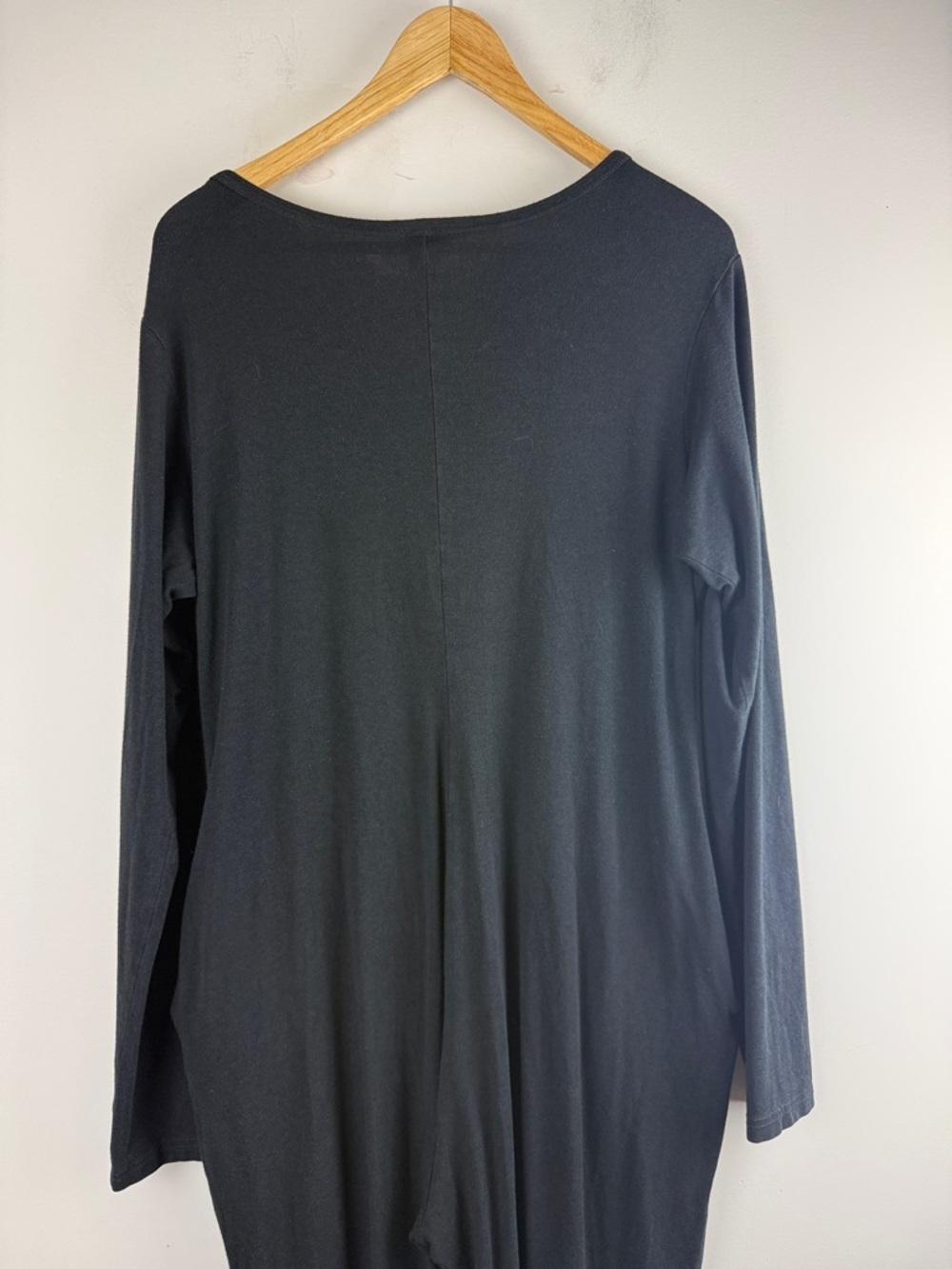 Smash + Tess Black Long Sleeve V-Neck Jumpsuit Size Medium - Picture 8 of 10